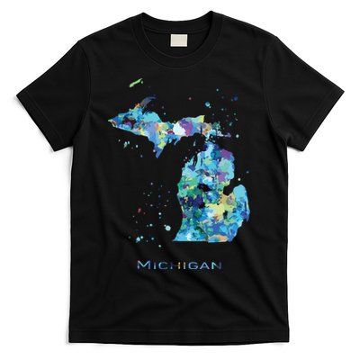 Michigan Map T-Shirt