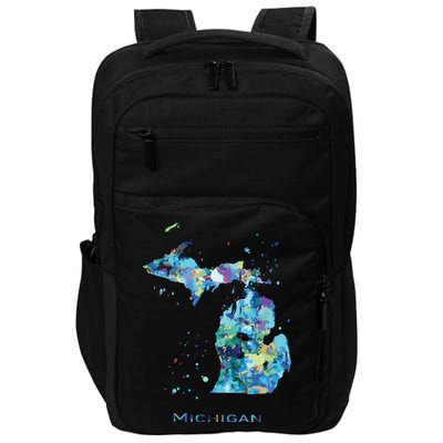 Michigan Map Impact Tech Backpack