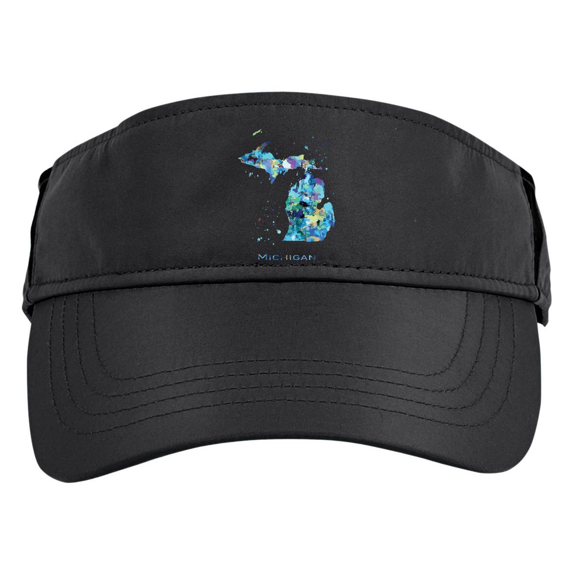 Michigan Map Adult Drive Performance Visor