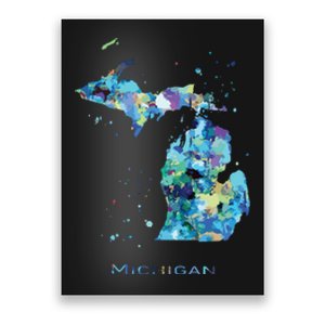 Michigan Map Poster