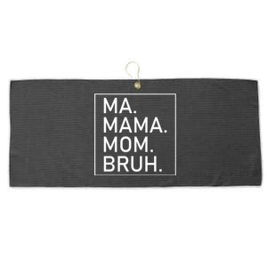 Ma Mama Mom Bruh Mommy Mother S Mama Cute Gift Large Microfiber Waffle Golf Towel