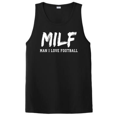 MILF Meaning Man I Love Football Funny PosiCharge Competitor Tank