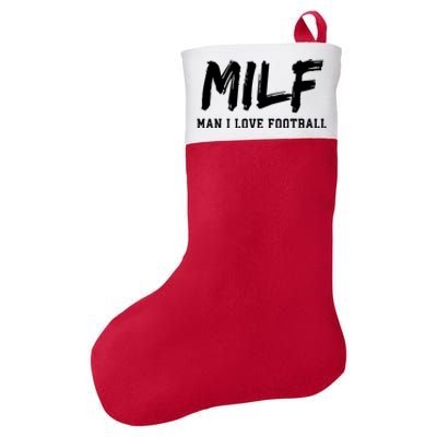 MILF Meaning Man I Love Football Funny Felt Holiday Christmas Stocking