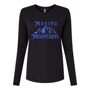 Moving Mountains Womens Cotton Relaxed Long Sleeve T-Shirt