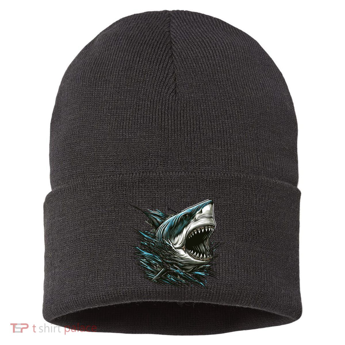 Majestic Megalodon Sustainable Knit Beanie