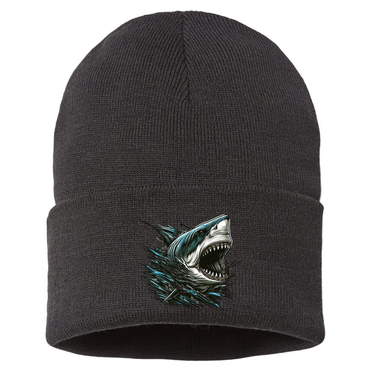 Majestic Megalodon Sustainable Knit Beanie