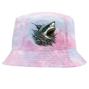 Majestic Megalodon Tie-Dyed Bucket Hat