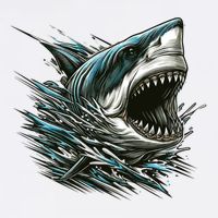Majestic Megalodon Cool Comfort Performance Bucket Hat