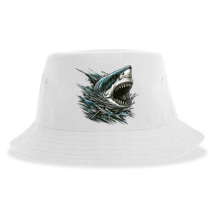 Majestic Megalodon Sustainable Bucket Hat