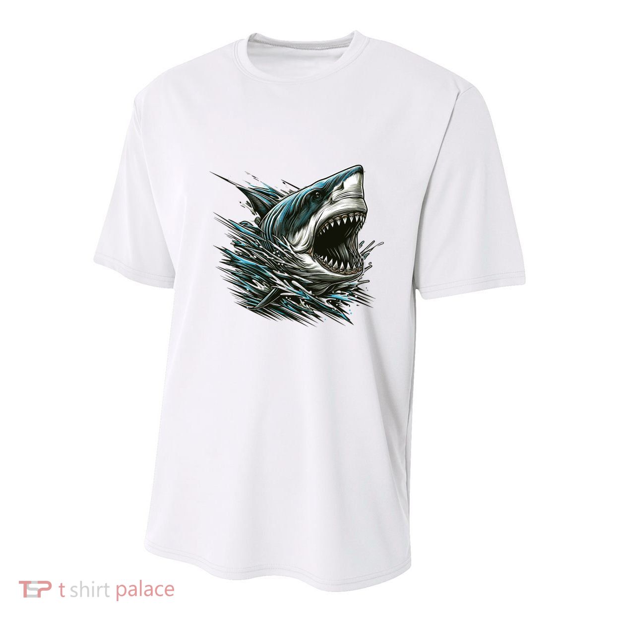 Majestic Megalodon Youth Performance Sprint T-Shirt