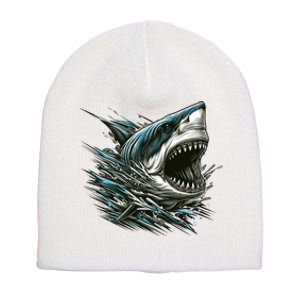 Majestic Megalodon Short Acrylic Beanie