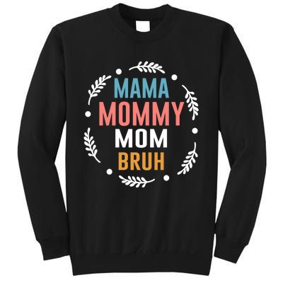 Ma Mama Mom Bruh Vintage Retro Sweatshirt