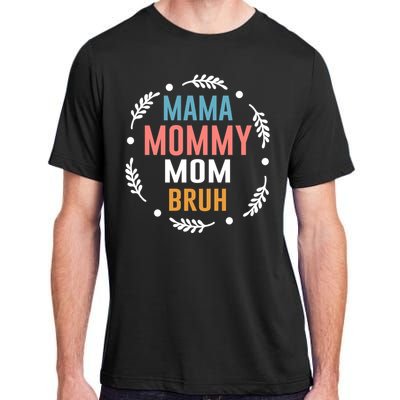 Ma Mama Mom Bruh Vintage Retro Adult ChromaSoft Performance T-Shirt