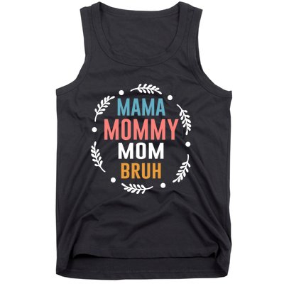 Ma Mama Mom Bruh Vintage Retro Tank Top