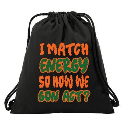 Match Match Drawstring Bag