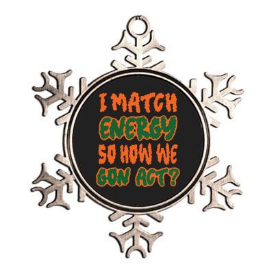 Match Match Metallic Star Ornament