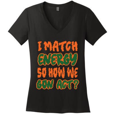 Match Match Women's V-Neck T-Shirt