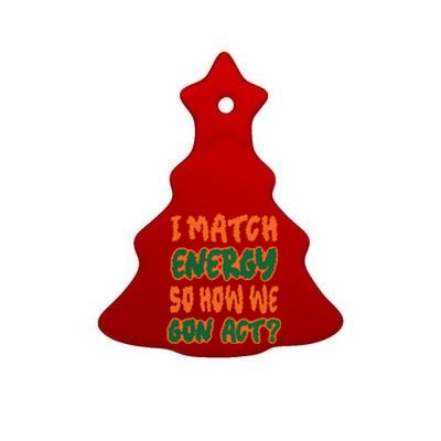 Match Match Ceramic Tree Ornament