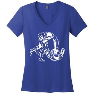 Mma Mixed Martial Arts Gift Women's V-Neck T-Shirt