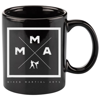 Mma Mixed Martial Arts 11oz C Handle Ceramic Mug