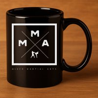 Mma Mixed Martial Arts 11oz C Handle Ceramic Mug
