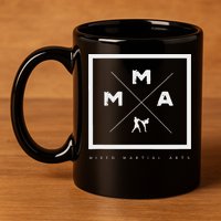 Mma Mixed Martial Arts 11oz C Handle Ceramic Mug