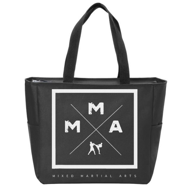 Mma Mixed Martial Arts Zip Tote Bag