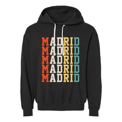 Madrid Madrid Madrid Madrid Madrid Garment-Dyed Fleece Hoodie