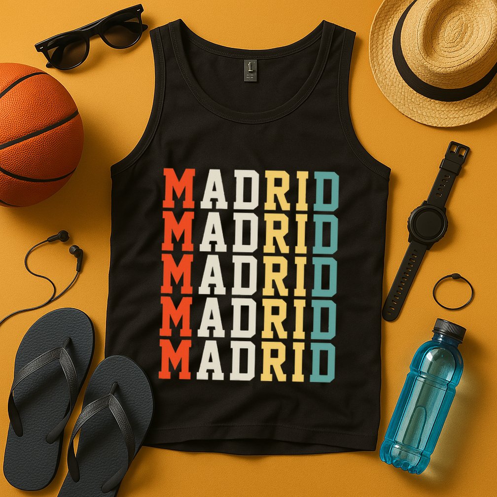 Madrid Madrid Madrid Madrid Madrid Tank Top