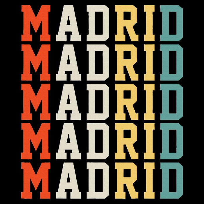 Madrid Madrid Madrid Madrid Madrid Tank Top