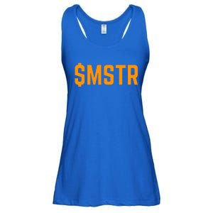 Microstrategy $Mstr Michael Saylor Bitcoin Ladies Essential Flowy Tank