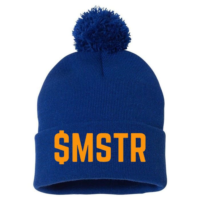 Microstrategy $Mstr Michael Saylor Bitcoin Pom Pom 12in Knit Beanie