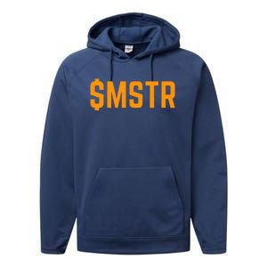 Microstrategy $Mstr Michael Saylor Bitcoin Performance Fleece Hoodie