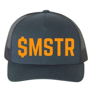 Microstrategy $Mstr Michael Saylor Bitcoin Yupoong Adult 5-Panel Trucker Hat