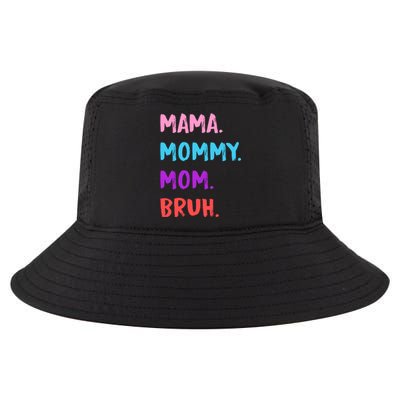 Mama Mommy Mom Bruh Colorful Paintbrush Meme Cool Comfort Performance Bucket Hat