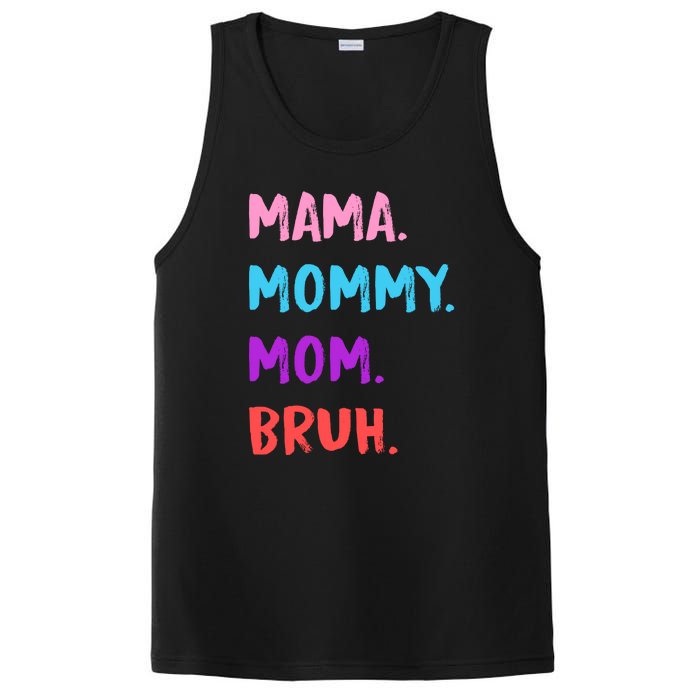 Mama Mommy Mom Bruh Colorful Paintbrush Meme PosiCharge Competitor Tank