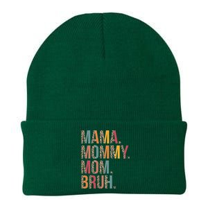 Mama Mommy Mom Bruh Funny Mothers Day Gifts for Mom Knit Cap Winter Beanie