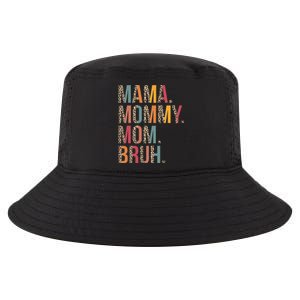 Mama Mommy Mom Bruh Funny Mothers Day Gifts for Mom Cool Comfort Performance Bucket Hat