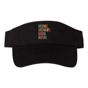 Mama Mommy Mom Bruh Funny Mothers Day Gifts for Mom Valucap Bio-Washed Visor