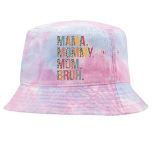 Mama Mommy Mom Bruh Funny Mothers Day Gifts for Mom Tie-Dyed Bucket Hat