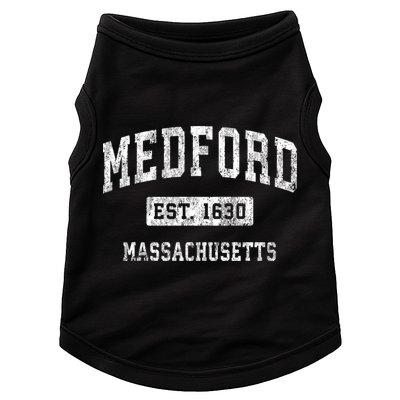Medford Massachusetts Ma Vintage Established Sports Doggie Tank