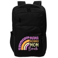 Mama Mommy Mom Bruh Cute Rainbow Impact Tech Backpack