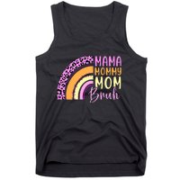 Mama Mommy Mom Bruh Cute Rainbow Tank Top