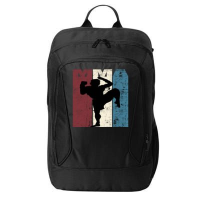 Mma Mixed Martial Arts Vintage Distressed Gift City Backpack