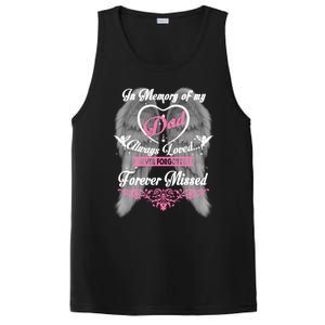 Memories Missing My Dad In Heaven Lost Father In Heaven Gift PosiCharge Competitor Tank