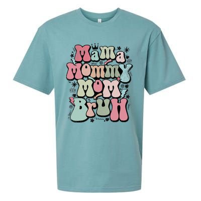 Mama Mommy Mom Bruh Mother's Day For Mom Mommy Sueded Cloud Jersey T-Shirt