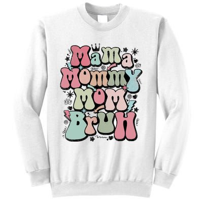 Mama Mommy Mom Bruh Mother's Day For Mom Mommy Sweatshirt