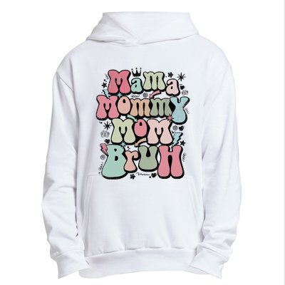 Mama Mommy Mom Bruh Mother's Day For Mom Mommy Urban Pullover Hoodie