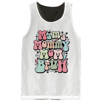 Mama Mommy Mom Bruh Mother's Day For Mom Mommy Mesh Reversible Basketball Jersey Tank