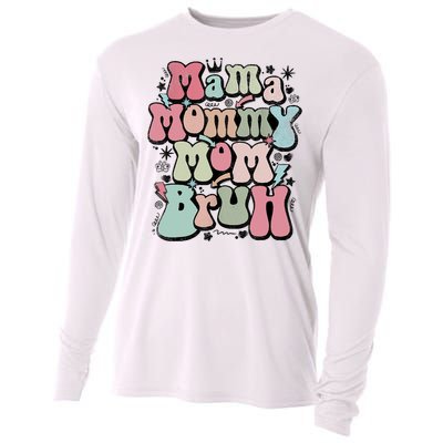 Mama Mommy Mom Bruh Mother's Day For Mom Mommy Cooling Performance Long Sleeve Crew